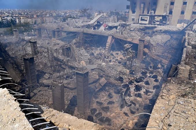 Bunker of Nasralla in Beirut